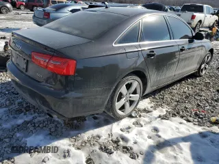 2012 Audi A6 Premium Plus with VIN WAUDFAFC9CN110525, listed as a Copart auction lot 42054555 with 171,958 mi miles and Salvage title. Bid and sale history available at DreamBid. Image 3.