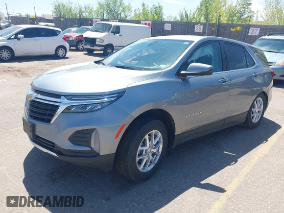 2024 Chevrolet Equinox LT with VIN 3GNAXUEG0RS182986, listed as a IAAI auction lot 42151718 with Not Provided miles and . Bid and sale history available at DreamBid. Image 17.
