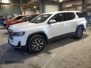 2021 GMC Acadia SLE with VIN 1GKKNKLA2MZ180842, listed as a Copart auction lot 46275615 with 26,701 mi miles and Salvage Title. Bid and sale history available at carsss.com. Image 1.