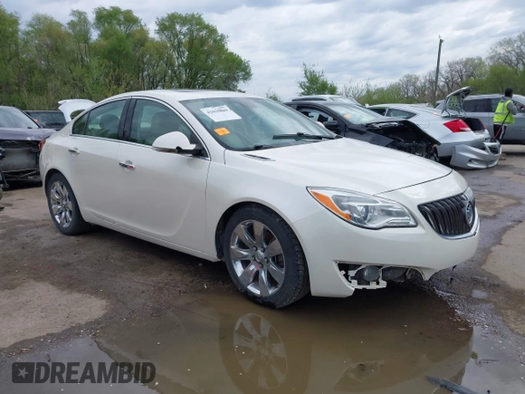 2014 Buick Regal Premium I with VIN 2G4GN5EX7E9159903, listed as a IAAI auction lot 42010680 with 192,589 mi miles and . Bid and sale history available at DreamBid. Image 1.