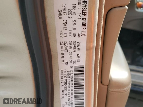 2014 Jeep Grand Cherokee Limited with VIN 1C4RJFBG8EC418569, listed as a Copart auction lot 56585115 with Not provided miles and Salvage title. Bid and sale history available at DreamBid. Image 13.