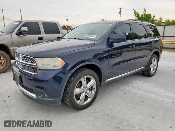 2013 Dodge Durango SXT z VIN 1C4RDHAG4DC685467, wystawiony jako Copart lot #60140355 z przebiegiem 173 752 mil mil oraz Czysty tytuł • Clean title. Historia ofert i sprzedaży dostępna na DreamBid. Obrazek 1.
