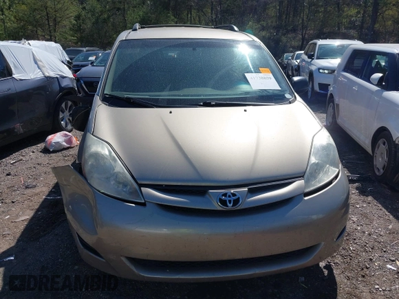 2007 Toyota Sienna CE with VIN 5TDZK23C57S061242, listed as a IAAI auction lot 41738859 with Not Provided miles and . Bid and sale history available at DreamBid. Image 6.