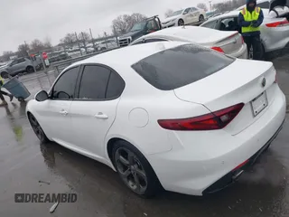 2017 Alfa Romeo Giulia with VIN ZARFAEBN5H7540188, listed as a IAAI auction lot 41619098 with 106,512 mi miles. Bid and sale history available at carsss.com. Image 14.