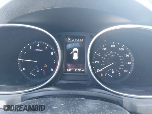 2018 Hyundai Santa Fe Sport 2.4L with VIN 5XYZU3LB8JG518668, listed as a IAAI auction lot 41673466 with 81,791 mi miles. Bid and sale history available at carsss.com. Image 7.