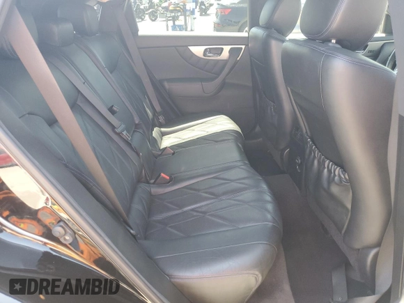 2015 Infiniti QX70 with VIN JN8CS1MU9FM380312, listed as a Copart auction lot 54104005 with 100,678 mi miles and Salvage Title. Bid and sale history available at DreamBid. Image 11.