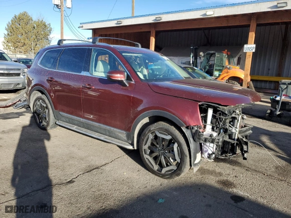 2023 Kia Telluride EX with VIN 5XYP34GC2PG364969, listed as a Copart auction lot 46620425 with 30,613 mi miles and Salvage Title. Bid and sale history available at carsss.com. Image 4.
