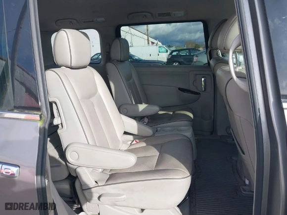 2012 Nissan Quest SL with VIN JN8AE2KP3C9051315, listed as a IAAI auction lot 38816807 with NaN miles. Bid and sale history available at carsss.com. Image 8.
