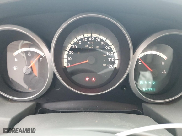2010 Dodge Grand Caravan SE with VIN 2D4RN4DE6AR301176, listed as a Copart auction lot 49829955 with 69,791 mi miles and Salvage Title. Bid and sale history available at carsss.com. Image 9.