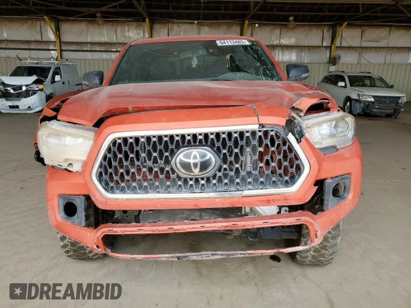 2017 Toyota Tacoma SR5 with VIN 3TMAZ5CN9HM046028, listed as a Copart auction lot 64113485 with 92,461 mi miles and Salvage title. Bid and sale history available at DreamBid. Image 5.