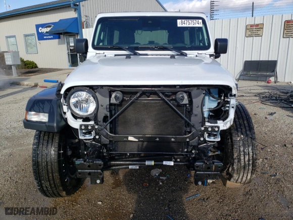 2024 Jeep Wrangler Sport with VIN 1C4PJXDG0RW326239, listed as a Copart auction lot 84757574 with 6,745 mi miles and Salvage Title. Bid and sale history available at carsss.com. Image 5.
