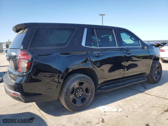 2023 Chevrolet Tahoe Commercial with VIN 1GNSCLEDXPR176063, listed as a Copart auction lot 75950774 with 15,161 mi miles and Salvage Title. Bid and sale history available at carsss.com. Image 3.