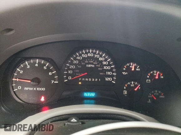 2008 Chevrolet TrailBlazer 1LT with VIN 1GNDT13S982106305, listed as a Copart auction lot 42049295 with 153,592 mi miles and Salvage Title. Bid and sale history available at DreamBid. Image 9.