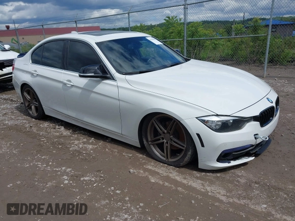 2017 BMW 3 Series 330i xDrive with VIN WBA8D9G54HNU59377, listed as a IAAI auction lot 42350863 with 114,614 mi miles and . Bid and sale history available at DreamBid. Image 1.
