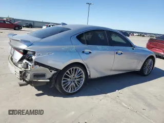 2022 Lexus IS with VIN JTHDA1D25N5119803, listed as a Copart auction lot 41886005 with 46,603 mi miles and Salvage Title. Bid and sale history available at carsss.com. Image 3.
