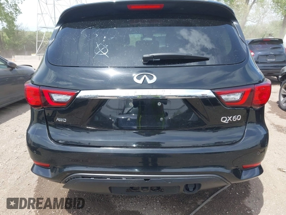 2019 Infiniti QX60 Luxe with VIN 5N1DL0MM3KC534242, listed as a IAAI auction lot 42178116 with 71,290 mi miles and . Bid and sale history available at DreamBid. Image 16.