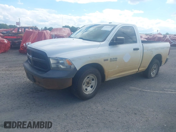 2015 Ram 1500 Tradesman with VIN 3C6JR6AT1FG574429, listed as a IAAI auction lot 42034590 with 242,093 mi miles and . Bid and sale history available at DreamBid. Image 2.