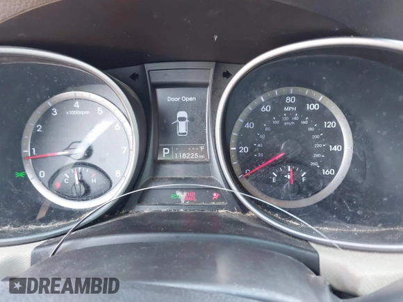 2014 Hyundai Santa Fe with VIN 5XYZT3LB1EG134837, listed as a IAAI auction lot 42454126 with 118,225 mi miles and . Bid and sale history available at DreamBid. Image 7.