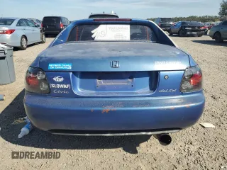 1993 Honda del Sol Si with VIN JHMEH6260PS001729, listed as a Copart auction lot 43269695 with 109,102 mi miles and Salvage Title. Bid and sale history available at carsss.com. Image 6.