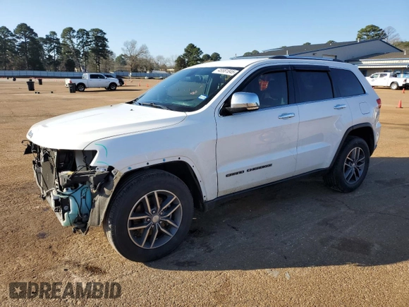 2017 Jeep Grand Cherokee Limited with VIN 1C4RJEBGXHC828918, listed as a Copart auction lot 45581845 with 158,816 mi miles and Salvage Title. Bid and sale history available at carsss.com. Image 1.
