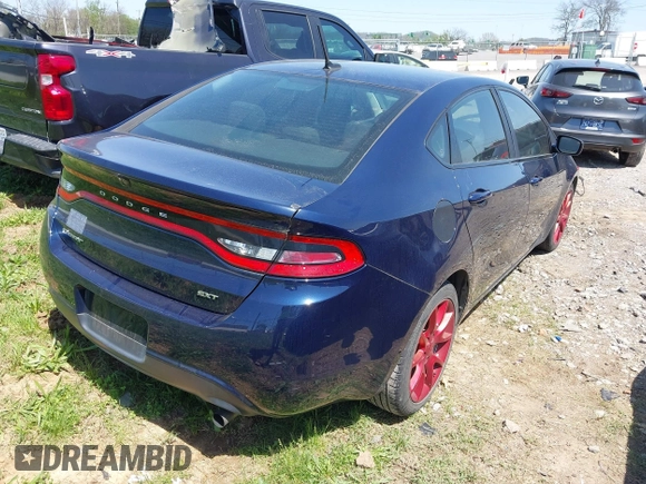 2013 Dodge Dart SXT with VIN 1C3CDFBA4DD288375, listed as a IAAI auction lot 41999370 with 154,274 mi miles. Bid and sale history available at carsss.com. Image 4.