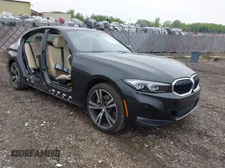 2024 BMW 3 Series 330i xDrive with VIN 3MW89FF04R8E47059, listed as a IAAI auction lot 42200058 with 21,719 mi miles and . Bid and sale history available at DreamBid. Image 1.