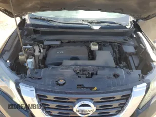 2017 Nissan Pathfinder Platinum with VIN 5N1DR2MM7HC653947, listed as a Copart auction lot 57311315 with 161,209 mi miles and Salvage title. Bid and sale history available at DreamBid. Image 12.