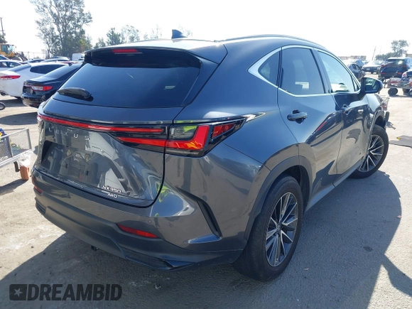 2023 Lexus NX with VIN 2T2GGCEZ4PC021190, listed as a IAAI auction lot 41579243 with 40,842 mi miles. Bid and sale history available at carsss.com. Image 4.