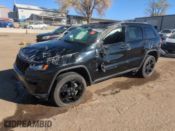 2019 Jeep Grand Cherokee Upland with VIN 1C4RJFAGXKC624201, listed as a Copart auction lot 50586255 with 64,649 mi miles and Salvage Title. Bid and sale history available at DreamBid. Image 1.