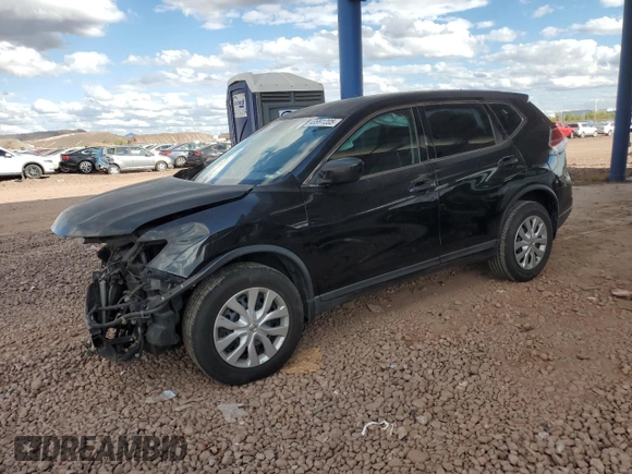 2016 Nissan Rogue SV with VIN KNMAT2MT4GP615518, listed as a Copart auction lot 48991205 with Not Provided miles and Salvage Title. Bid and sale history available at DreamBid. Image 1.