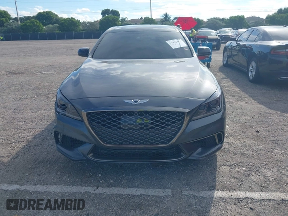 2018 Genesis G80 Sport z VIN KMHGN4JB1JU219160, wystawiony jako IAAI lot #40423005 z przebiegiem 44 011 mil mil oraz . Historia ofert i sprzedaży dostępna na DreamBid. Obrazek 12.