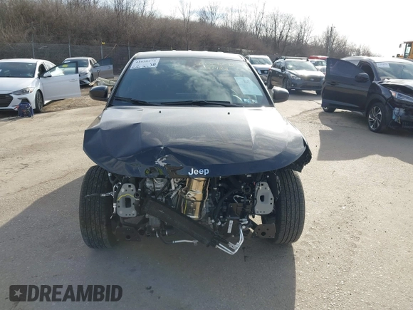 2024 Jeep Compass Sport with VIN 3C4NJDAN0RT131983, listed as a IAAI auction lot 41628275 with 6,283 mi miles and . Bid and sale history available at DreamBid. Image 12.
