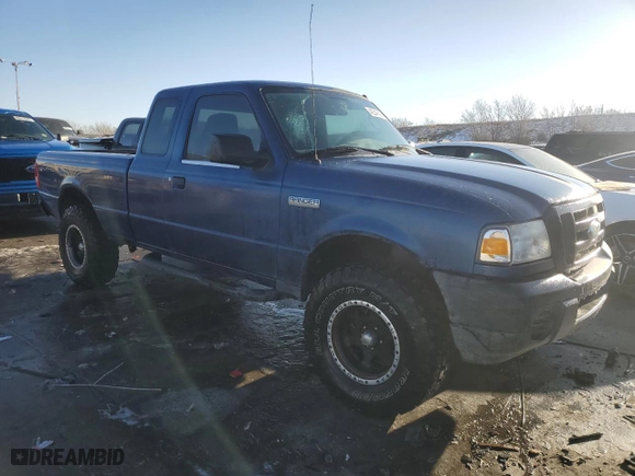 2008 Ford Ranger XL with VIN 1FTZR15E58PA64013, listed as a Copart auction lot 42549995 with 52,468 mi miles and Salvage Title. Bid and sale history available at carsss.com. Image 4.