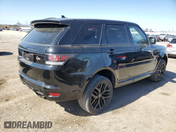 2016 Land Rover Range Rover Sport SVR with VIN SALWZ2EF5GA580299, listed as a Copart auction lot 43380555 with 75,191 mi miles and Clean title. Bid and sale history available at DreamBid. Image 3.
