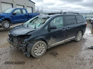 2015 Toyota Sienna Ltd with VIN 5TDDK3DC2FS111205, listed as a Copart auction lot 48131765 with 175,782 mi miles and Salvage Title. Bid and sale history available at carsss.com. Image 1.