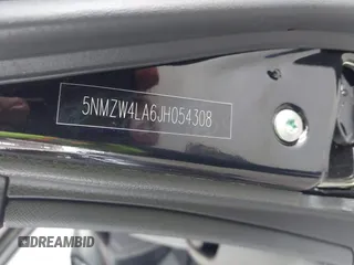 2018 Hyundai Santa Fe Ultimate z VIN 5NMZW4LA6JH054308, wystawiony jako IAAI lot #42385503 z przebiegiem 108 004 mil mil oraz . Historia ofert i sprzedaży dostępna na DreamBid. Obrazek 9.