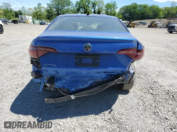 2023 Volkswagen Jetta S with VIN 3VW5M7BU6PM042471, listed as a Copart auction lot 56950155 with 7,043 mi miles and Salvage title. Bid and sale history available at DreamBid. Image 6.