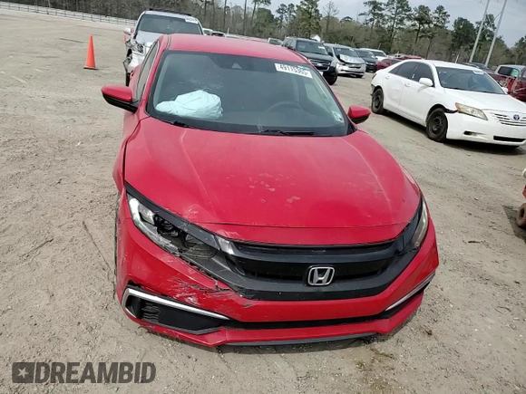 2020 Honda Civic Sedan LX with VIN 2HGFC2F64LH562834, listed as a Copart auction lot 49115365 with 71,231 mi miles and Salvage Title. Bid and sale history available at carsss.com. Image 11.