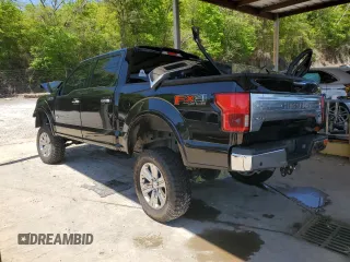 2018 Ford F-150 XL with VIN 1FTEW1E52JFB96018, listed as a Copart auction lot 48020125 with 161,944 mi miles and Salvage title. Bid and sale history available at DreamBid. Image 2.