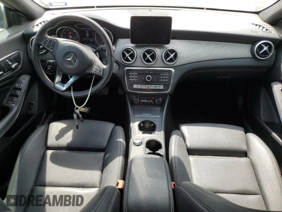 2018 Mercedes-Benz CLA with VIN WDDSJ4EB6JN686613, listed as a Copart auction lot 53536225 with 45,368 mi miles and Salvage Title. Bid and sale history available at carsss.com. Image 8.