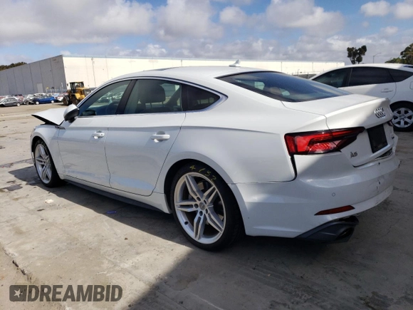 2018 Audi A5 Sportback Premium Plus with VIN WAUENCF50JA073292, listed as a Copart auction lot 71502713 with 39,232 mi miles. Bid and sale history available at carsss.com. Image 2.