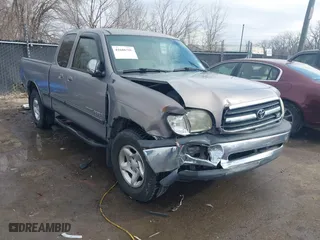 2002 Toyota Tundra SR5 with VIN 5TBRT34132S258458, listed as a IAAI auction lot 41686200 with 65,838 mi miles. Bid and sale history available at carsss.com. Image 1.
