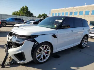 2019 Land Rover Range Rover Sport SVR with VIN SALWZ2SE0KA863181, listed as a Copart auction lot 70410284 with 32,908 mi miles and Salvage title. Bid and sale history available at DreamBid. Image 1.