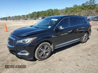 2018 Infiniti QX60 with VIN 5N1DL0MN1JC522579, listed as a Copart auction lot 47699325 with 155,576 mi miles and Salvage Title. Bid and sale history available at carsss.com. Image 1.