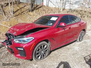 2021 BMW X6 xDrive40i with VIN 5UXCY6C01M9F72797, listed as a IAAI auction lot 41810317 with 16,084 mi miles. Bid and sale history available at carsss.com. Image 18.