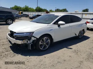 2019 Honda Clarity z VIN JHMZC5F17KC001433, wystawiony jako Copart lot #57673095 z przebiegiem 56 001 mil mil oraz Szkoda całkowita • Salvage title. Historia ofert i sprzedaży dostępna na DreamBid. Obrazek 1.
