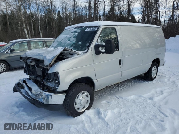 2011 Ford Econoline Cargo Commercial with VIN 1FTNE1EW3BDB00714, listed as a Copart auction lot 41963225 with 338,407 mi miles and Salvage Title. Bid and sale history available at DreamBid. Image 1.