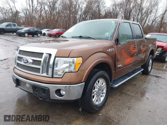 2011 Ford F-150 XLT with VIN 1FTFW1ET7BKD43896, listed as a IAAI auction lot 41709050 with 228,834 mi miles. Bid and sale history available at carsss.com. Image 2.