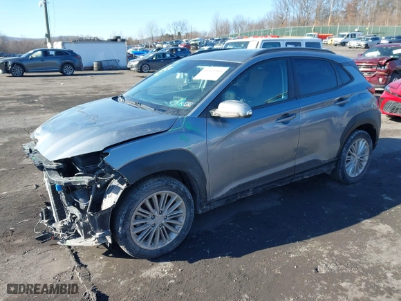 2021 Hyundai Kona SEL Plus with VIN KM8K6CAA5MU682254, listed as a IAAI auction lot 41442304 with 48,101 mi miles. Bid and sale history available at carsss.com. Image 17.