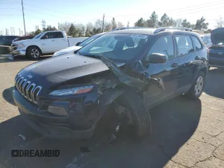 2016 Jeep Cherokee Sport z VIN 1C4PJMAS6GW365700, wystawiony jako Copart lot #88126585 z przebiegiem 126 020 mil mil oraz Szkoda całkowita • Salvage title. Historia ofert i sprzedaży dostępna na DreamBid. Obrazek 1.